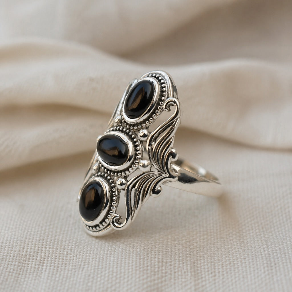 Viktorianischer Ring Noir Signature