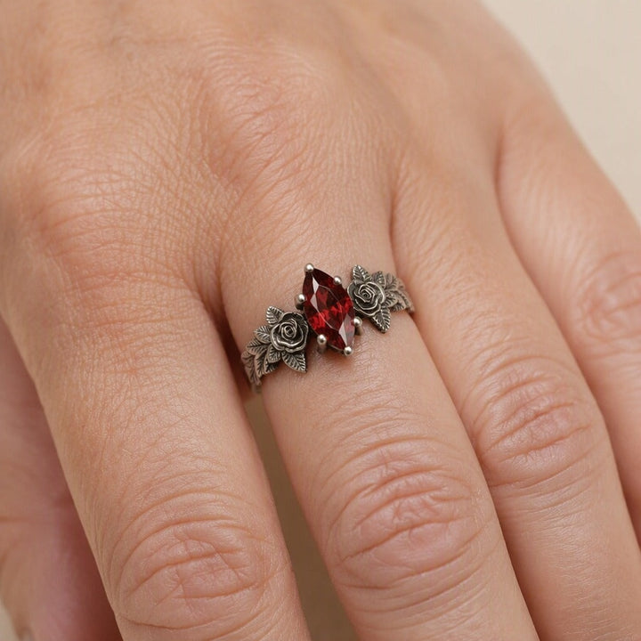 Vintage Ring Rosé Granat