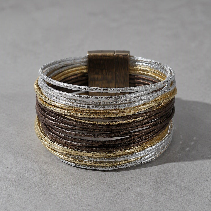 Elegantes Wickel-Statement-Armband