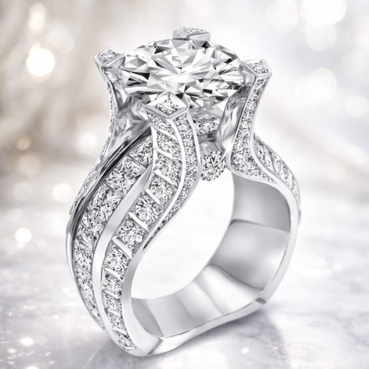 Vintage Ring mit Zirkonia