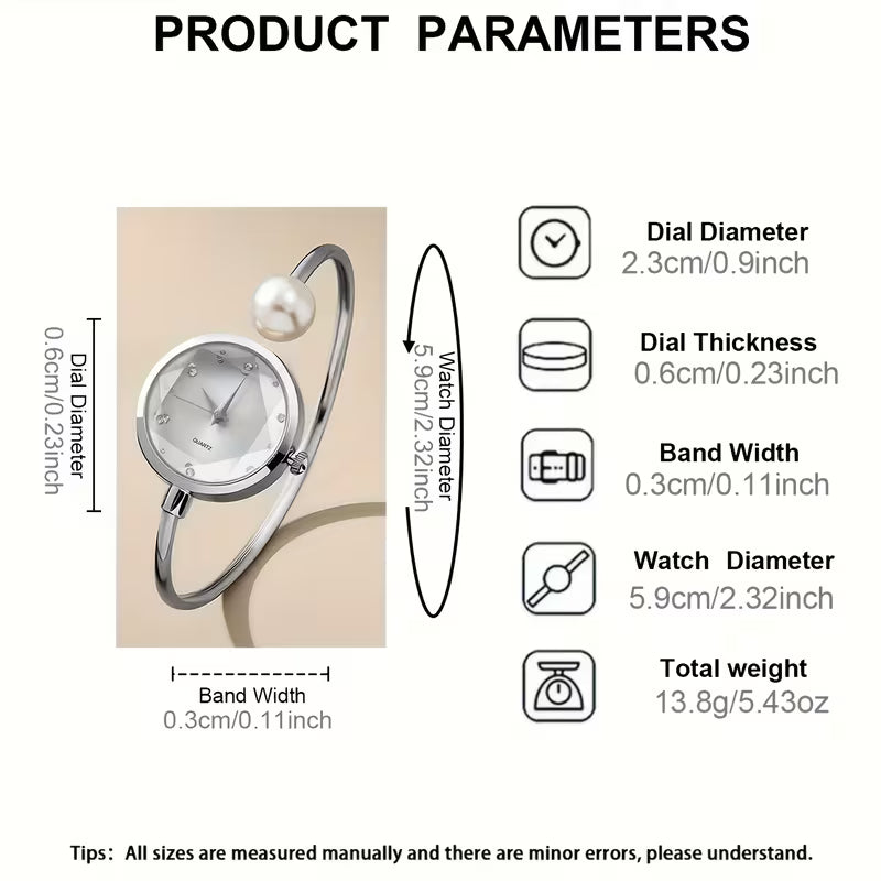 Premium Perlen-Armband-Uhr