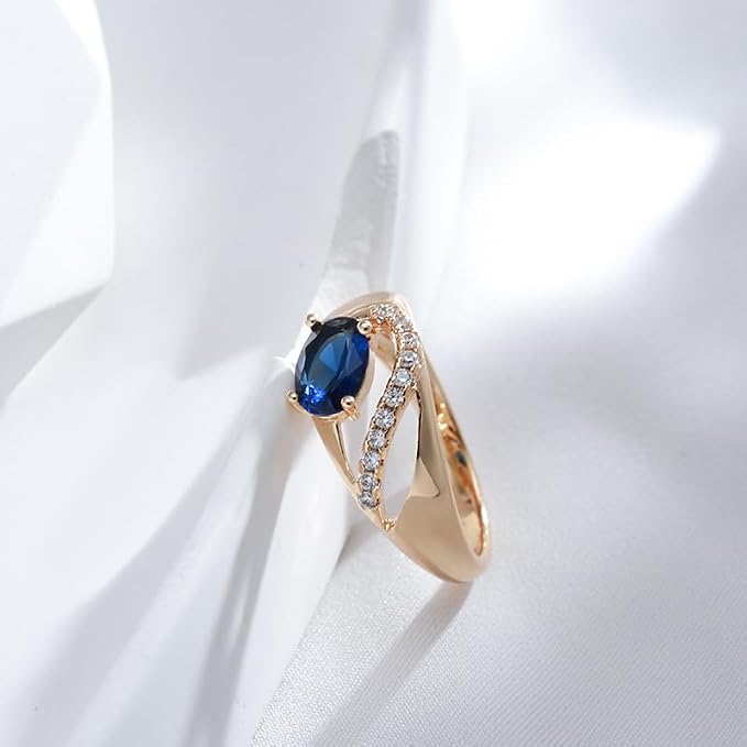 Vintage Kreuz Zirkonia Ring