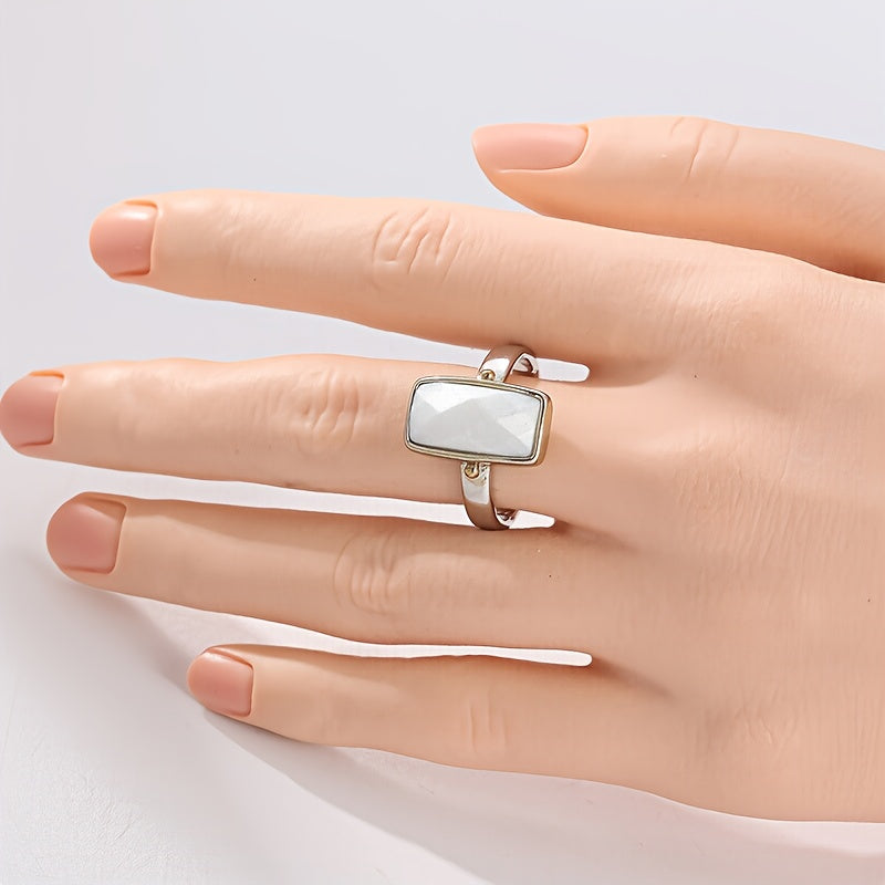 Modischer Boho Geometrischer Ring