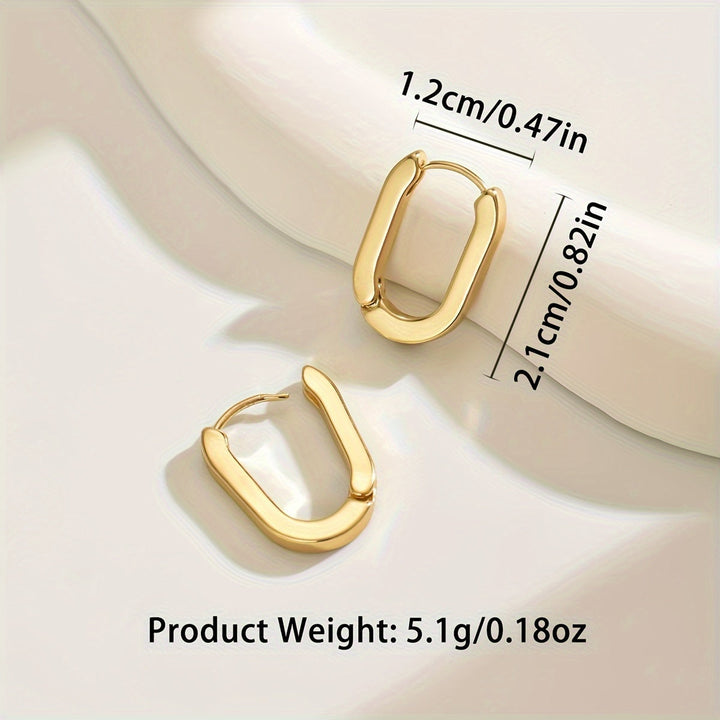 Elegante geometrische Creolen