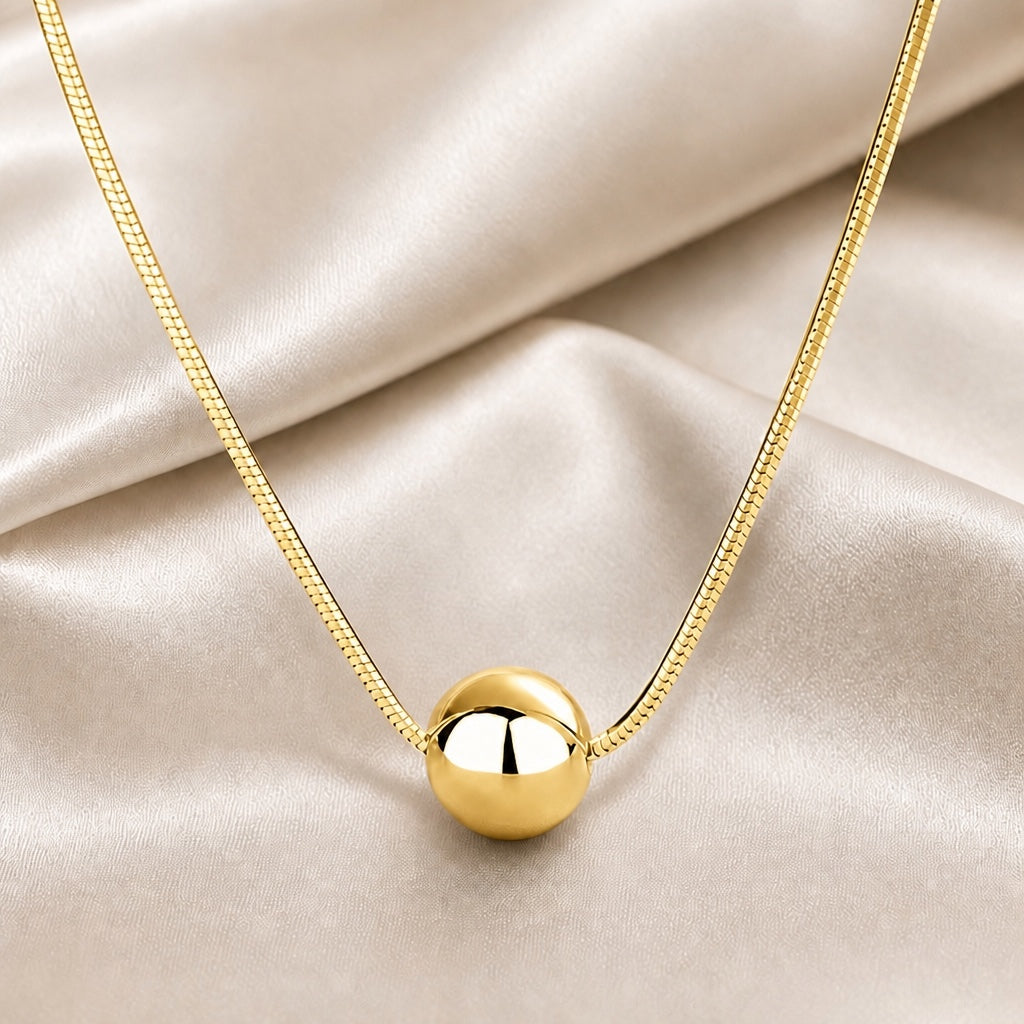 Beadball White Gold Necklace