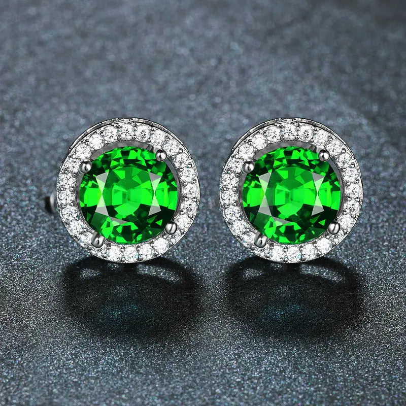 Lúcia Emerald Earrings