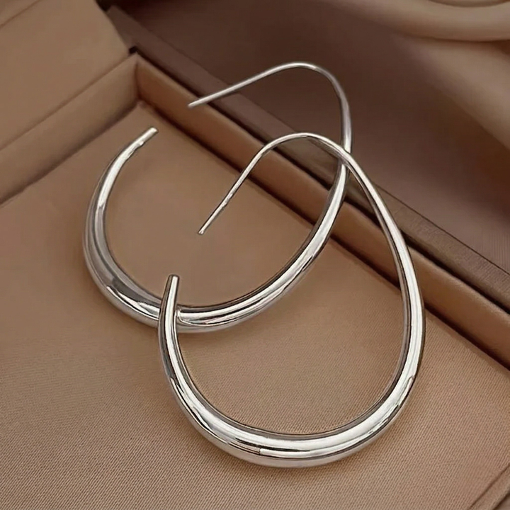 Antique Gold Hoop Earrings - Gold