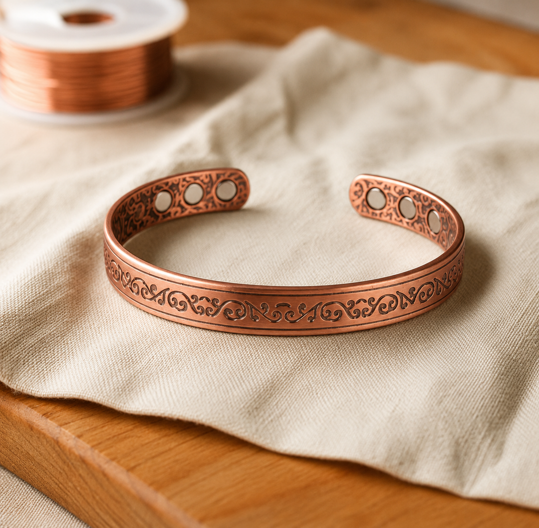 Ornate Kupferarmband