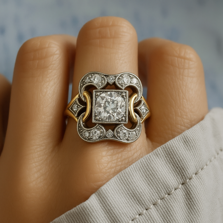 Gold Statement Ring