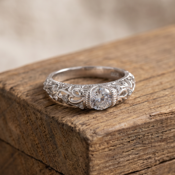 Eleganter Sterlingsilber-Ring