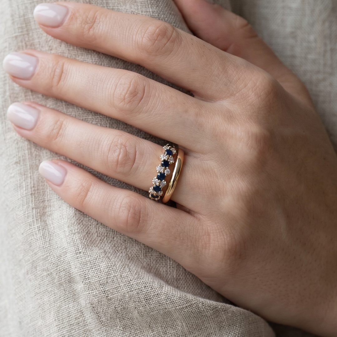 Eleganter Vintage Ring mit Zirkonia