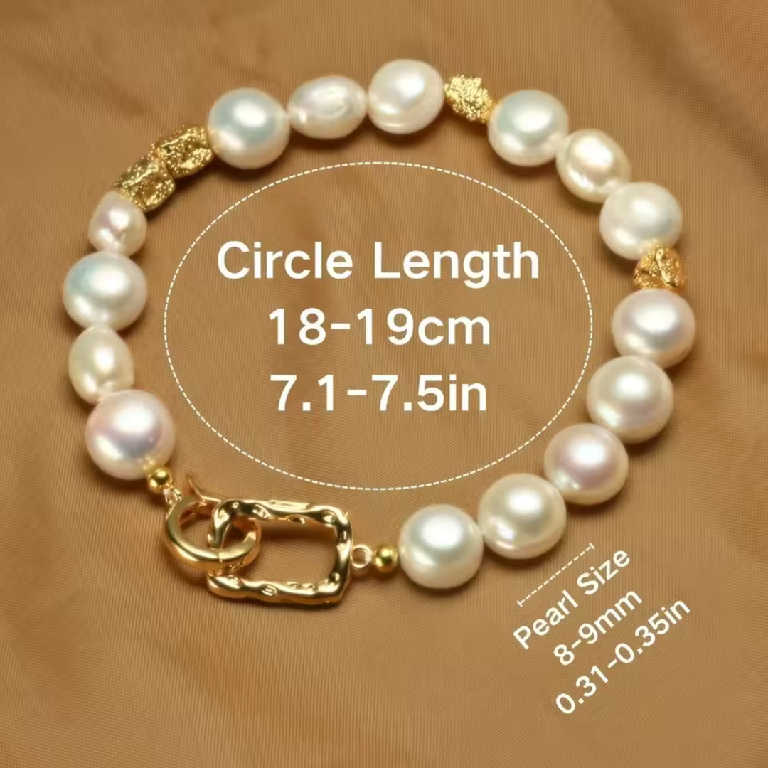 Elegant Baroque Pearls Bracelet