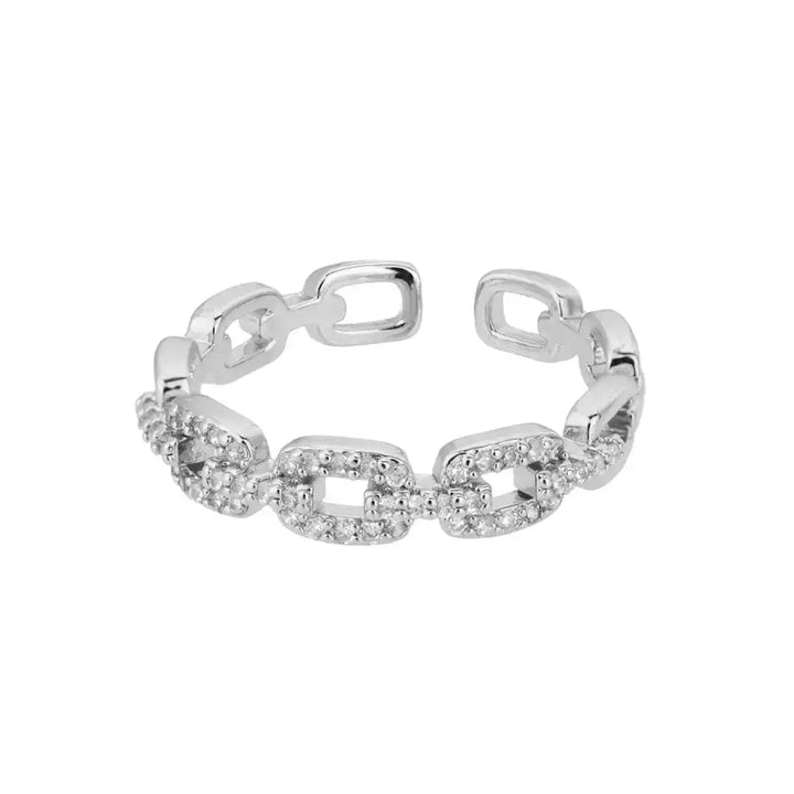 Verona verstellbarer Gliederketten-Ring
