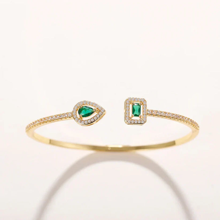 Elegant Gold Sculptural Bracelet