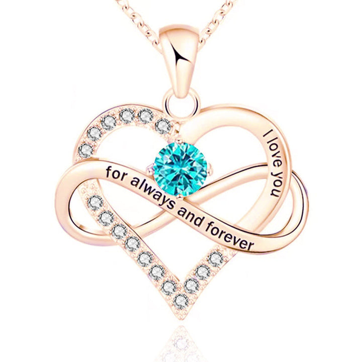 Always and Forever Birthstone Necklace