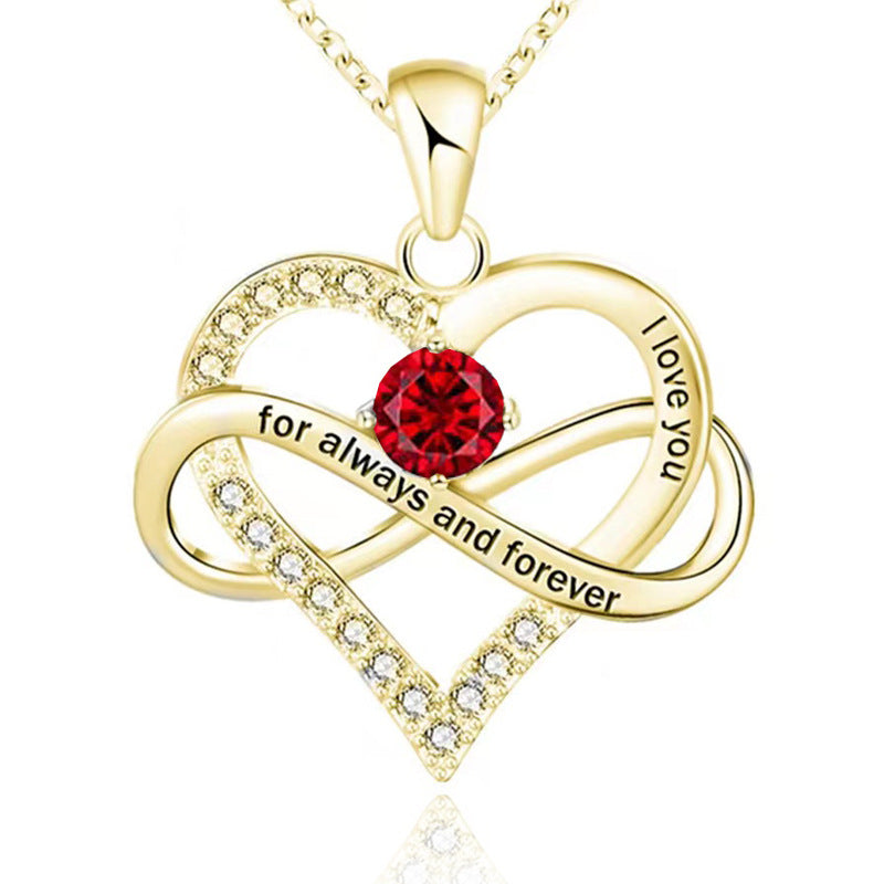 Always and Forever Birthstone Necklace