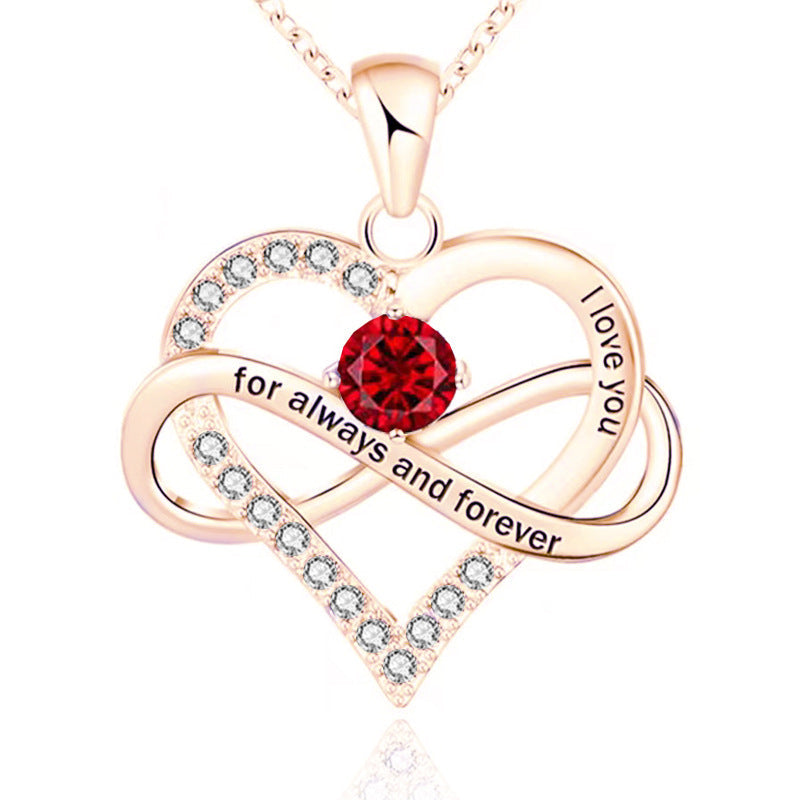 Always and Forever Birthstone Necklace