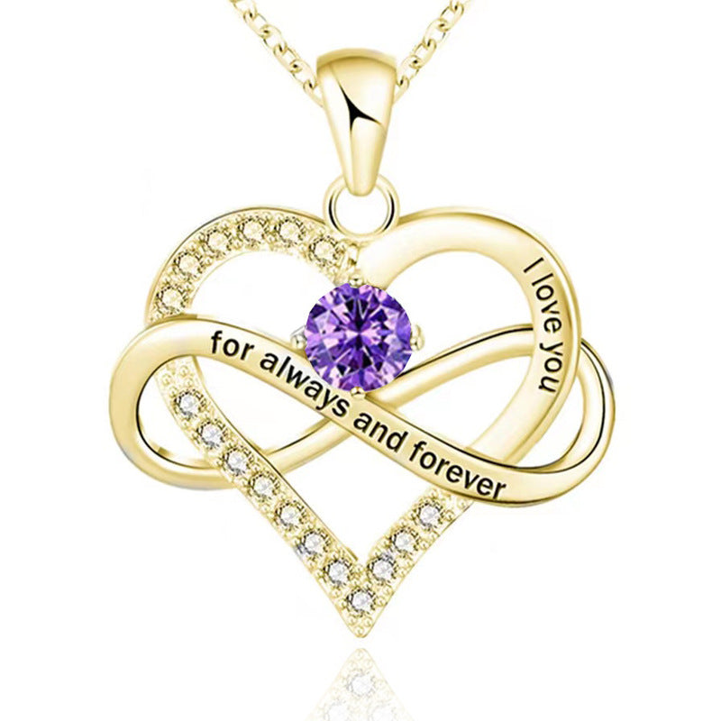 Always and Forever Birthstone Necklace