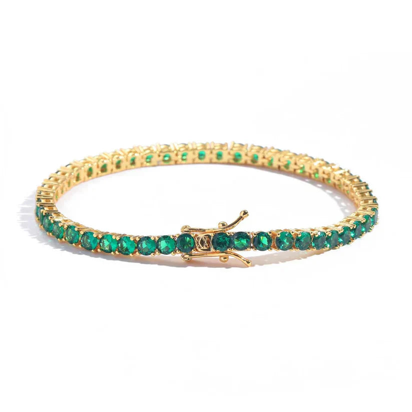 Emerald Luxe Tennis Bracelet