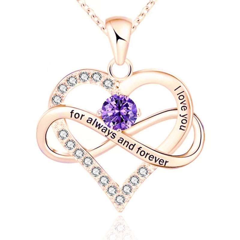 Always and Forever Birthstone Necklace