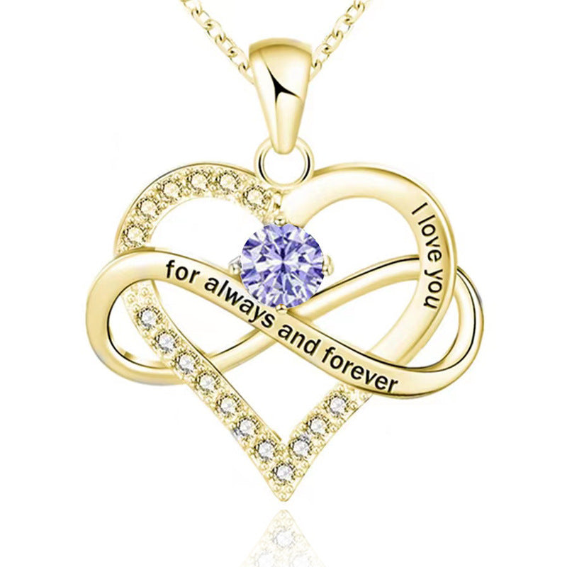 Always and Forever Birthstone Necklace