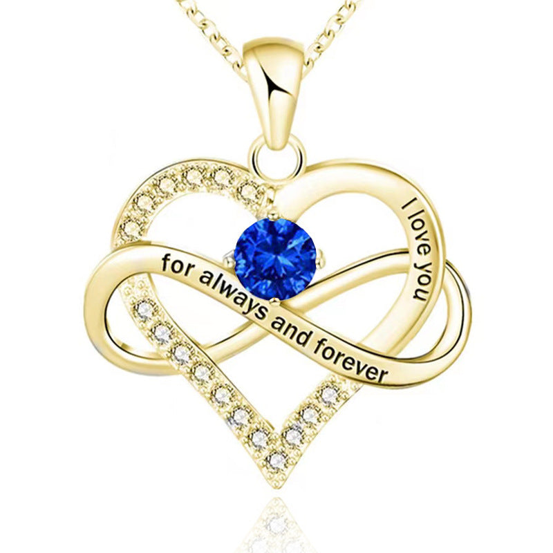 Always and Forever Birthstone Necklace