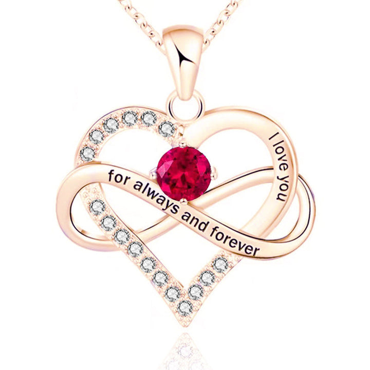 Always and Forever Birthstone Necklace