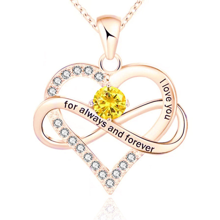 Always and Forever Birthstone Necklace