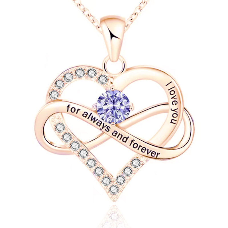 Always and Forever Birthstone Necklace