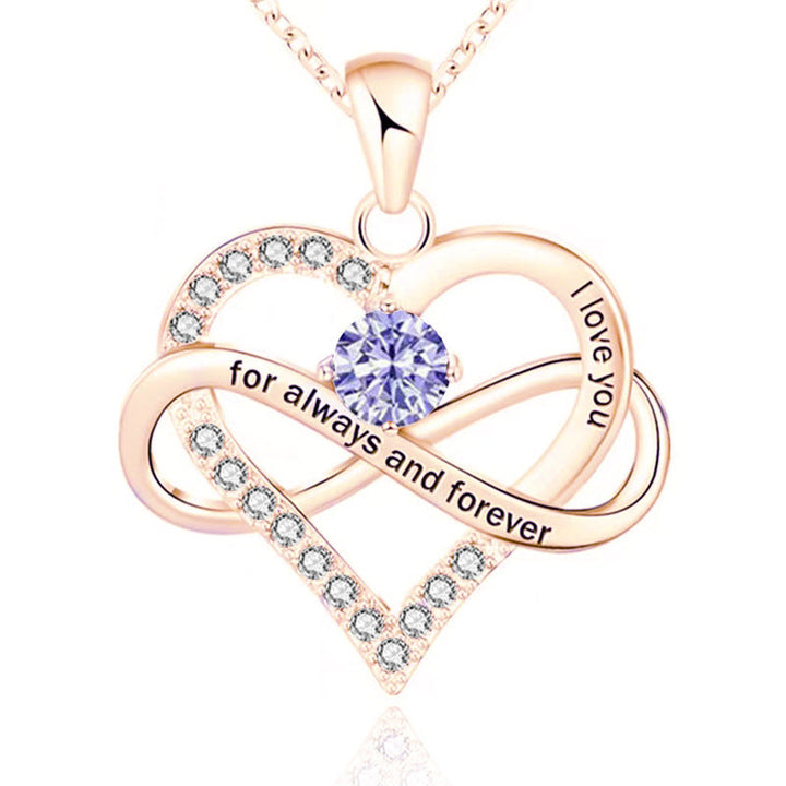 Always and Forever Birthstone Necklace