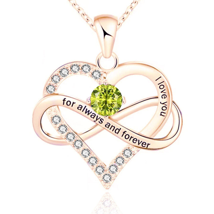 Always and Forever Birthstone Necklace