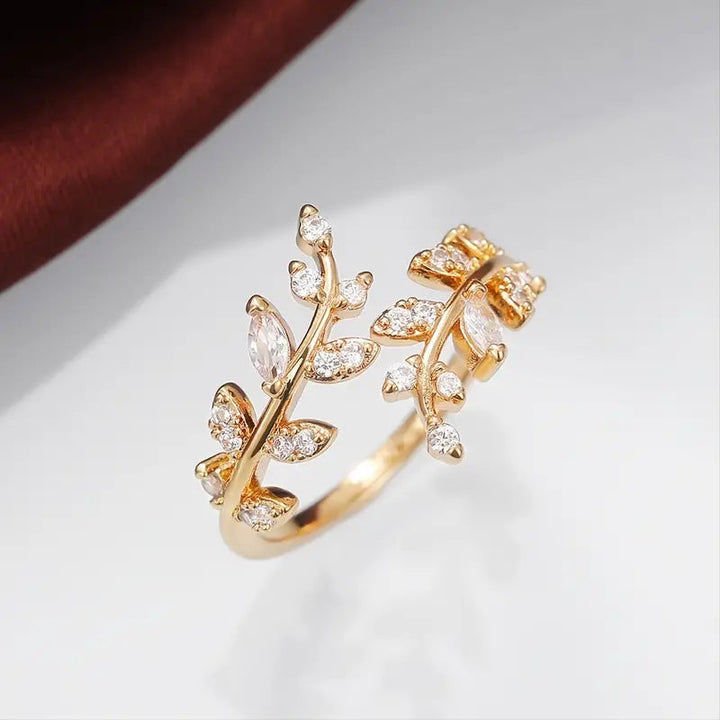 Elegant Vine Gold Ring | Gold