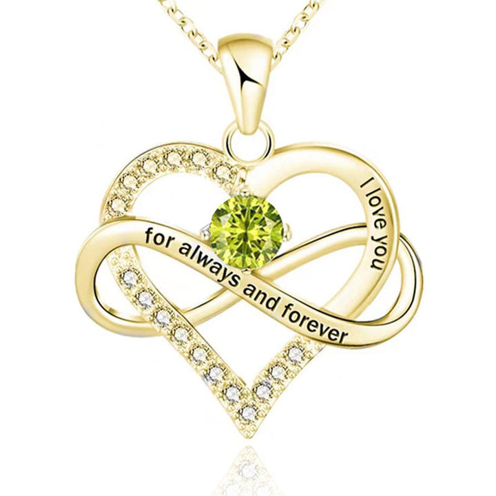 Always and Forever Birthstone Necklace