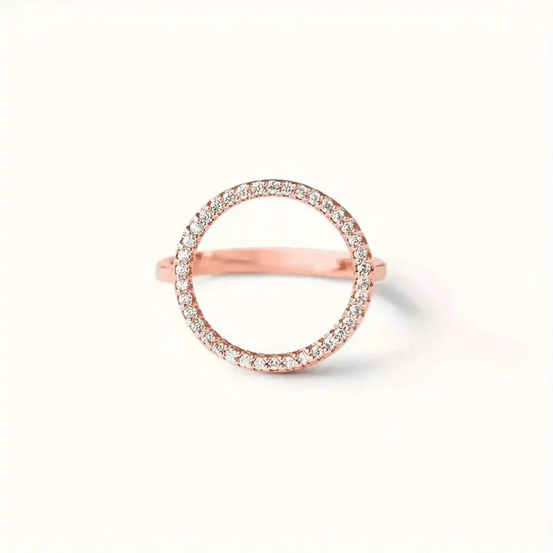 Runder Zirkonia Ring