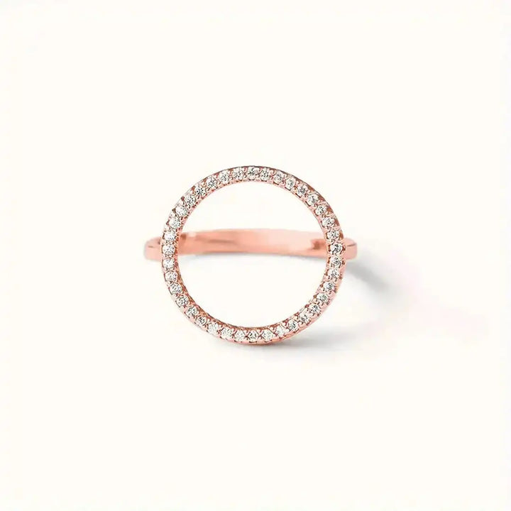Runder Zirkonia Ring