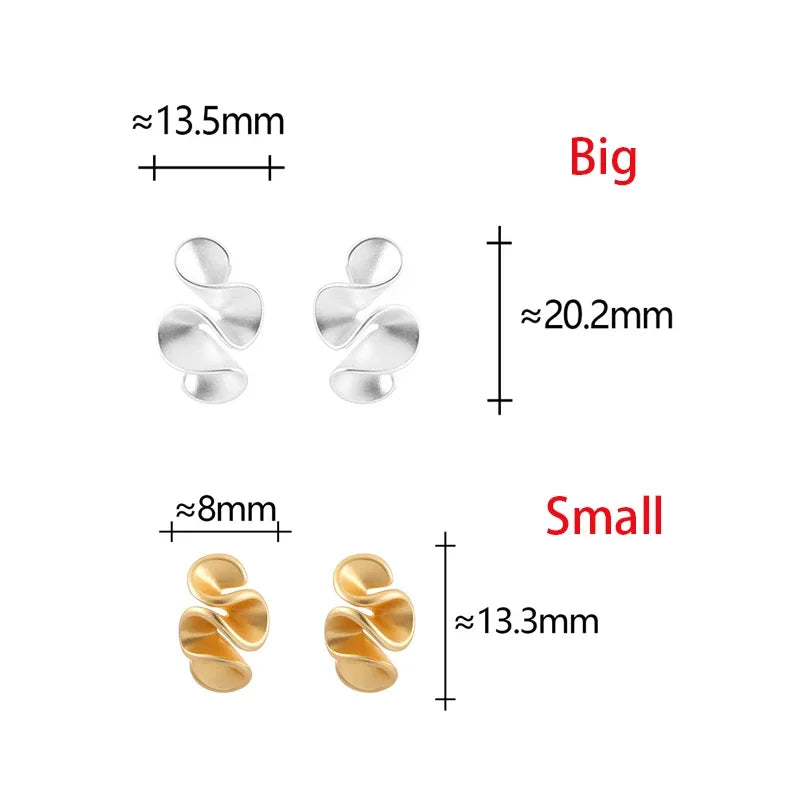 Blüten-Ohrstecker aus Sterlingsilber mit 18K Gold