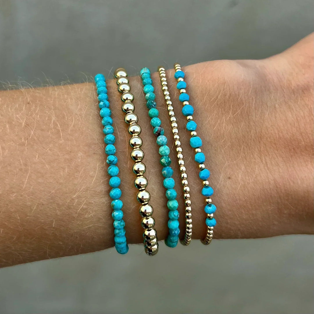 Heritage Türkis-Perlen-Armband