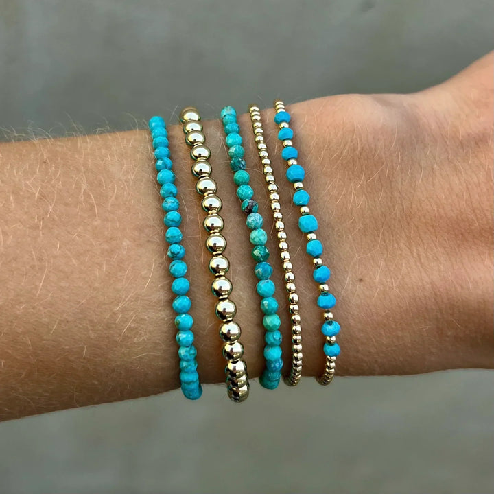Heritage Türkis-Perlen-Armband