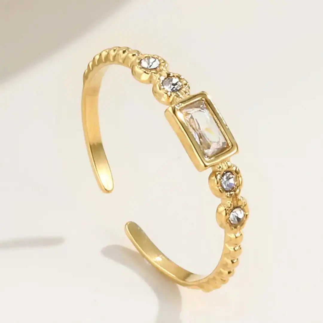 Baguette-Station offener Ring