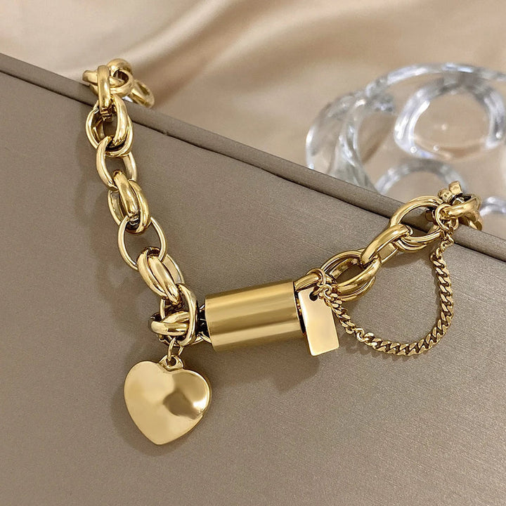 Goldenes massives Armband