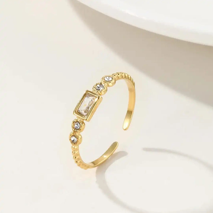 Baguette-Station offener Ring