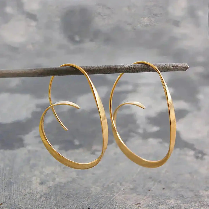 Offene Spiral-Ohrhänger