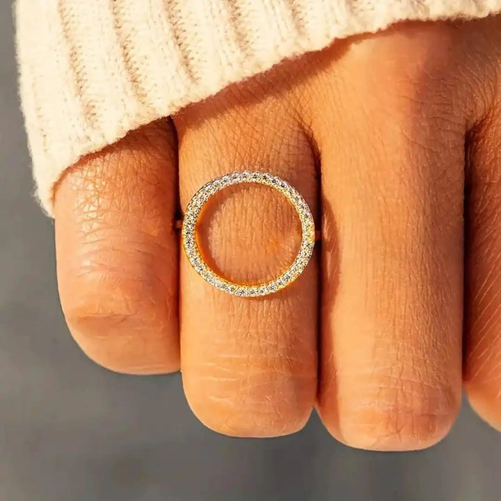 Runder Zirkonia Ring