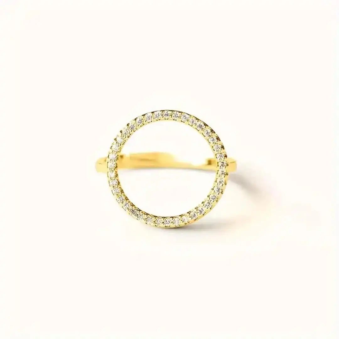 Runder Zirkonia Ring