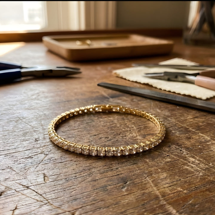 Elegantes Heritage Goldarmband