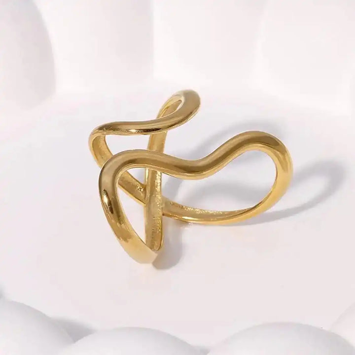 Verstellbarer goldener Enchant-Ring