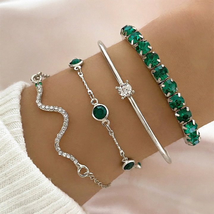 Sorina Feldwyn Bracelet Set | White Gold