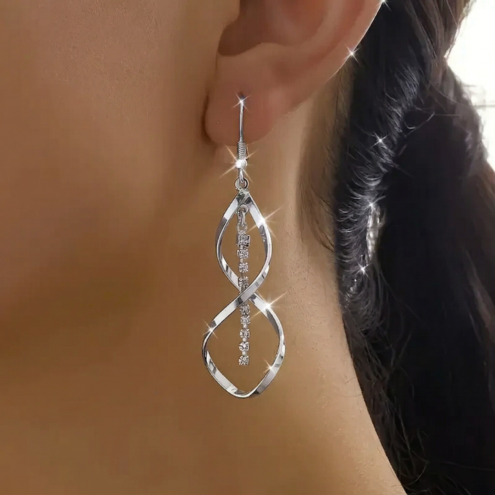 Sunbeam Spiral Earrings - Gold