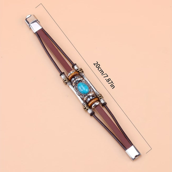 Vintage Türkis-Armband mit Schnalle
