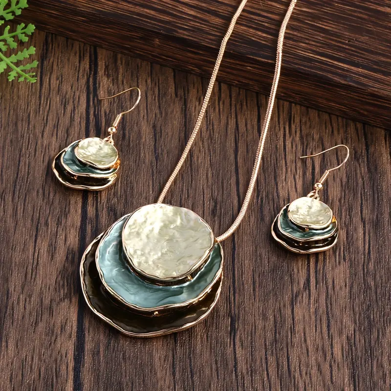 Blue Layered Stone Set